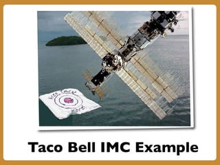 Taco Bell IMC Example
 