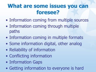 Multiple Information Information Management - Data Processing | PPTX