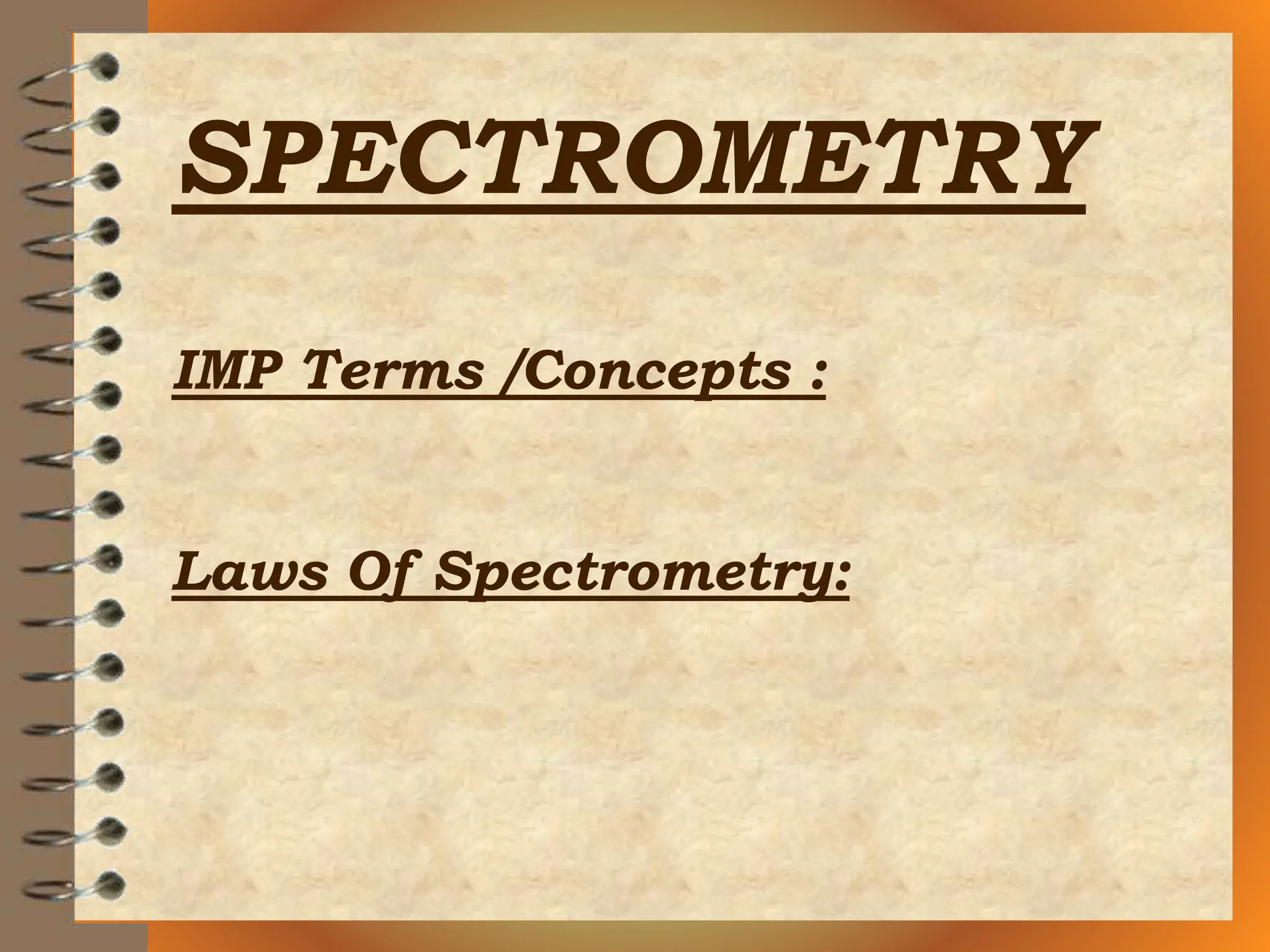 Instrumental method of chemical analysis | PPTX