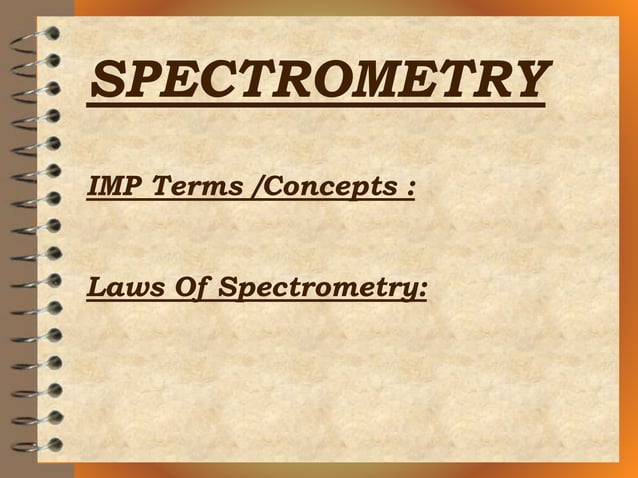 Instrumental method of chemical analysis | PPTX