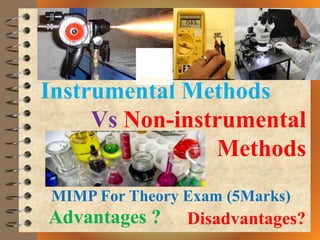 Instrumental method of chemical analysis | PPTX