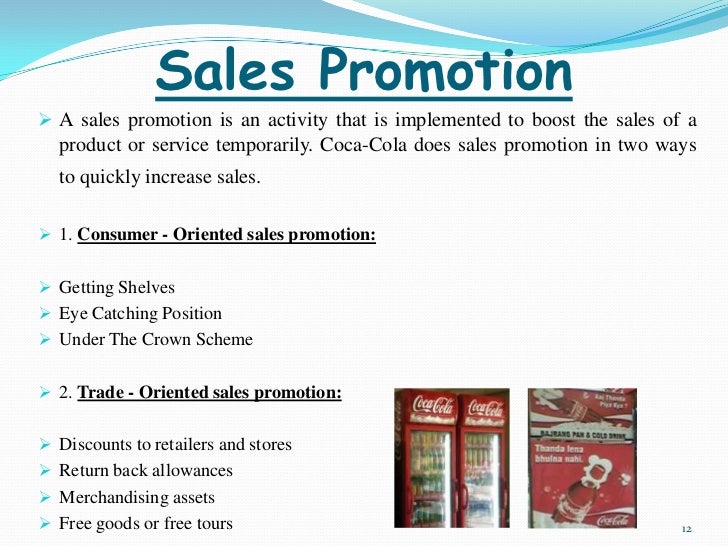 sales promotion activities