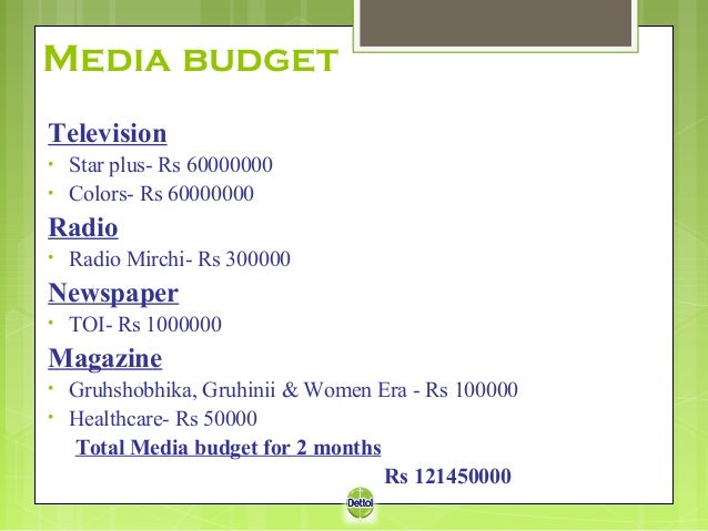 IMC Presentation on Dettol