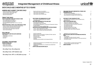 Integrated Management of Childhood Illness
 