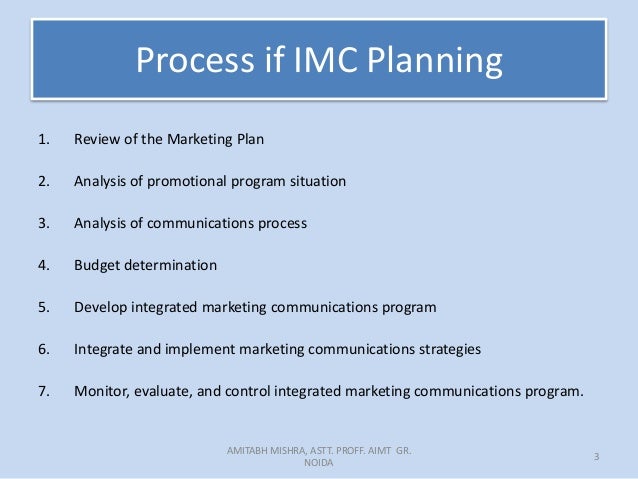 imc planning by amitabh mishra imc plan