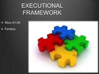 EXECUTIONAL
FRAMEWORK
Slice of Life
Fantasy
 