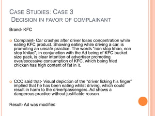 Kfc Adbusting Regulations in Advertising | PPTX