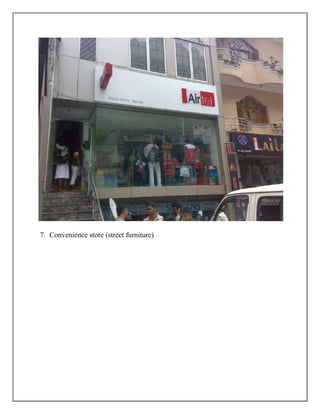 7. Convenience store (street furniture)
 