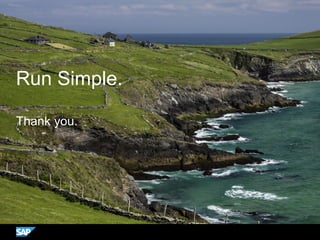 Run Simple.
Thank you.
 