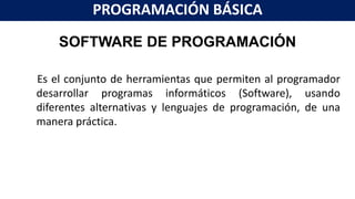 Prog Basic Ing. Mecatrónica, Prog. Básica U1; Conceptos basicos y algoritmos | PPTX