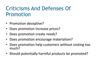 Negative Promotion Understanding Integrated Marketing Communication | PPTX