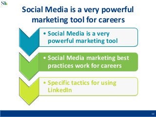 Leveraging Social Media for Executive Careers Slide 12