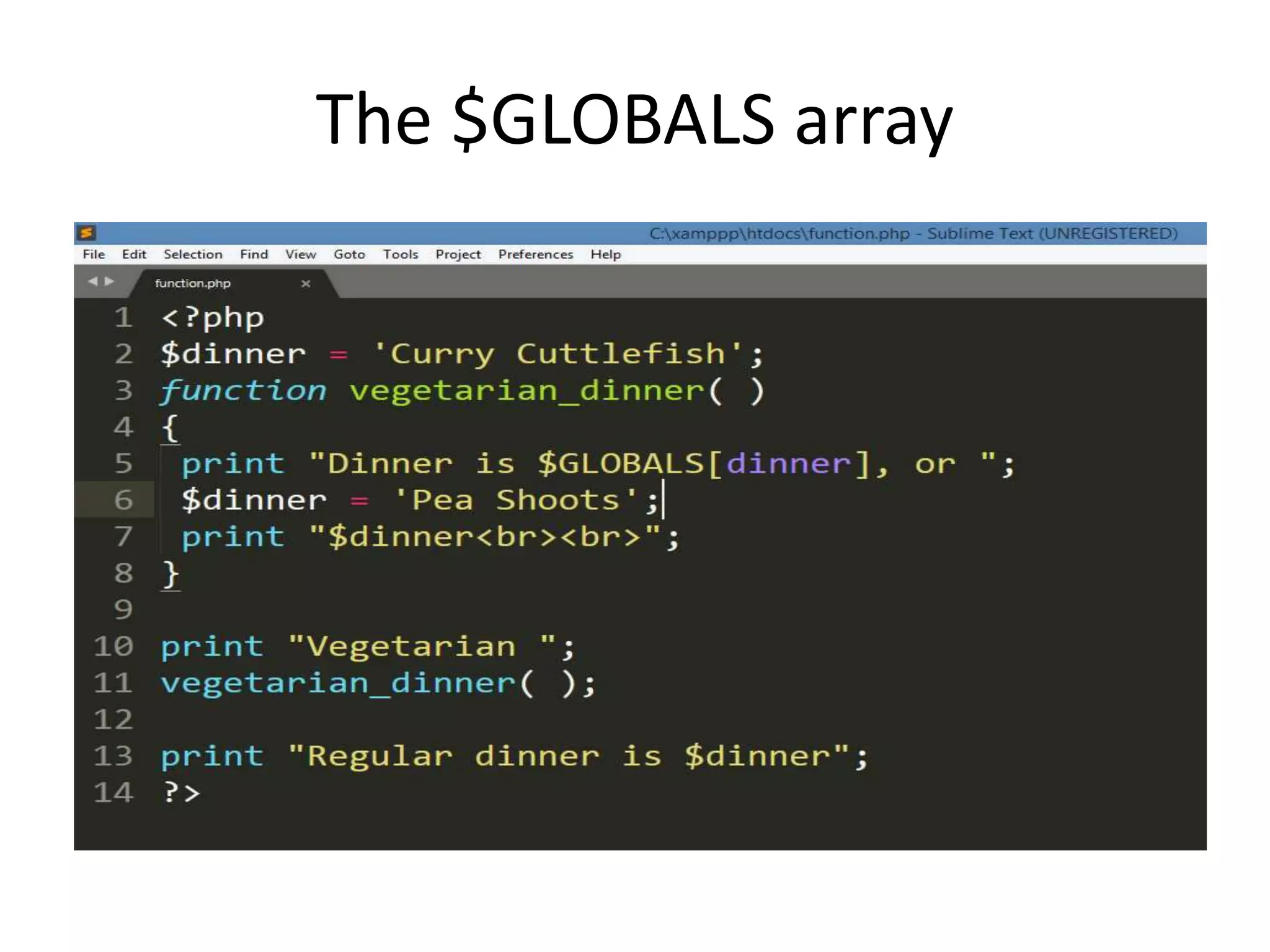 Functions in php | PPTX