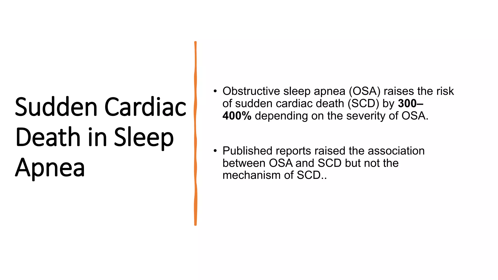 Sleep Apnea and its impact on cardiovascular system | PPTX