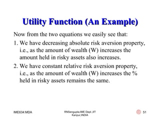 Comprehensive Utility Analysis and Decision Making in Management | PPT