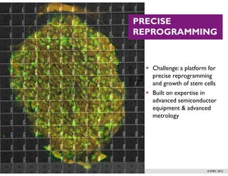 Reprogramming Mem Imec presentation | PDF