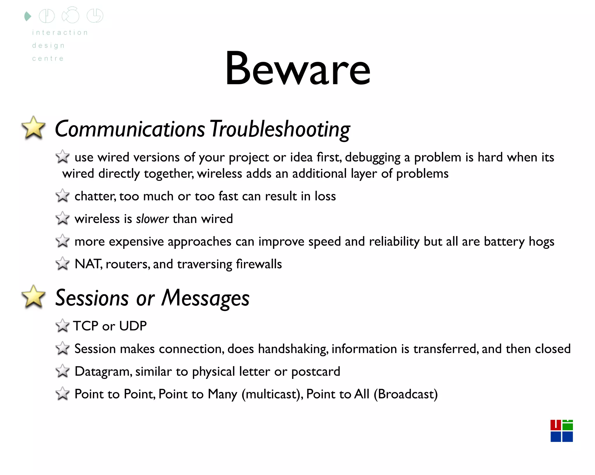 Arduino Lecture 2 - Interactive Media CS4062 Semester 2 2009