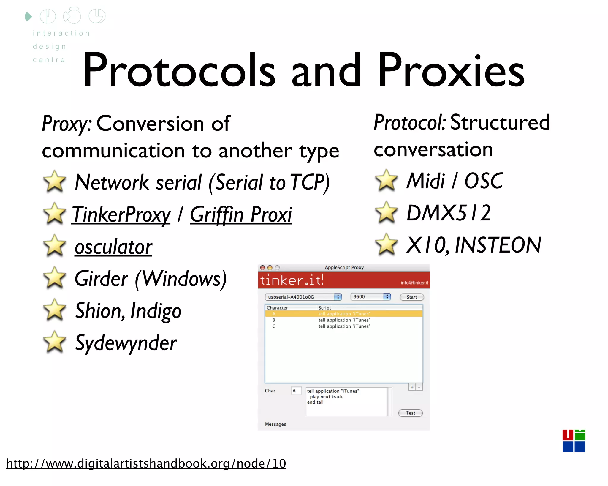 Arduino Lecture 2 - Interactive Media CS4062 Semester 2 2009