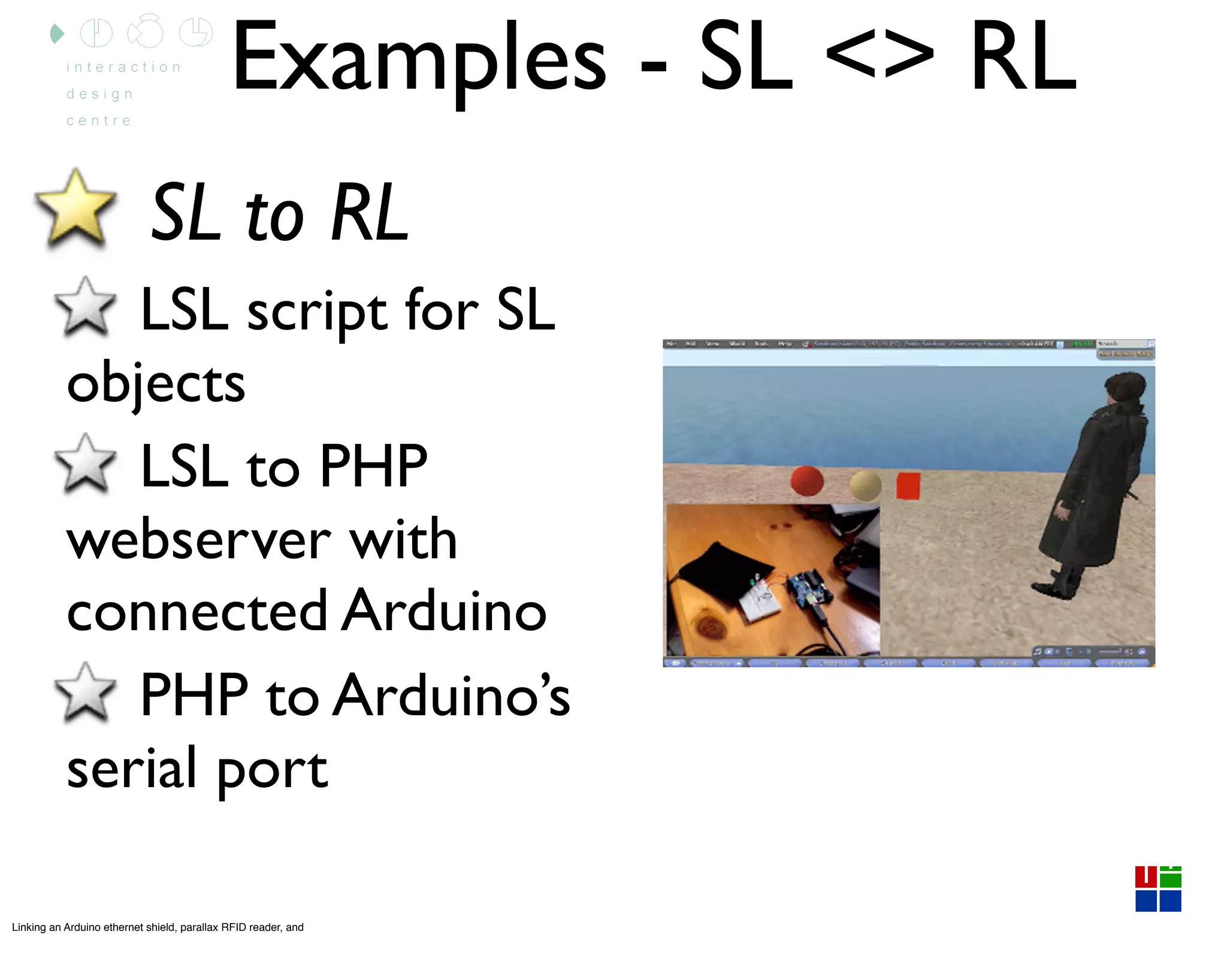 Arduino Lecture 2 - Interactive Media CS4062 Semester 2 2009