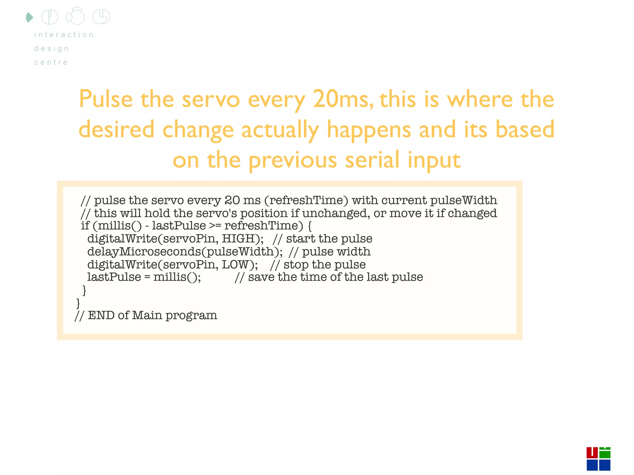 Arduino Lecture 3 - Interactive Media CS4062 Semester 2 2009