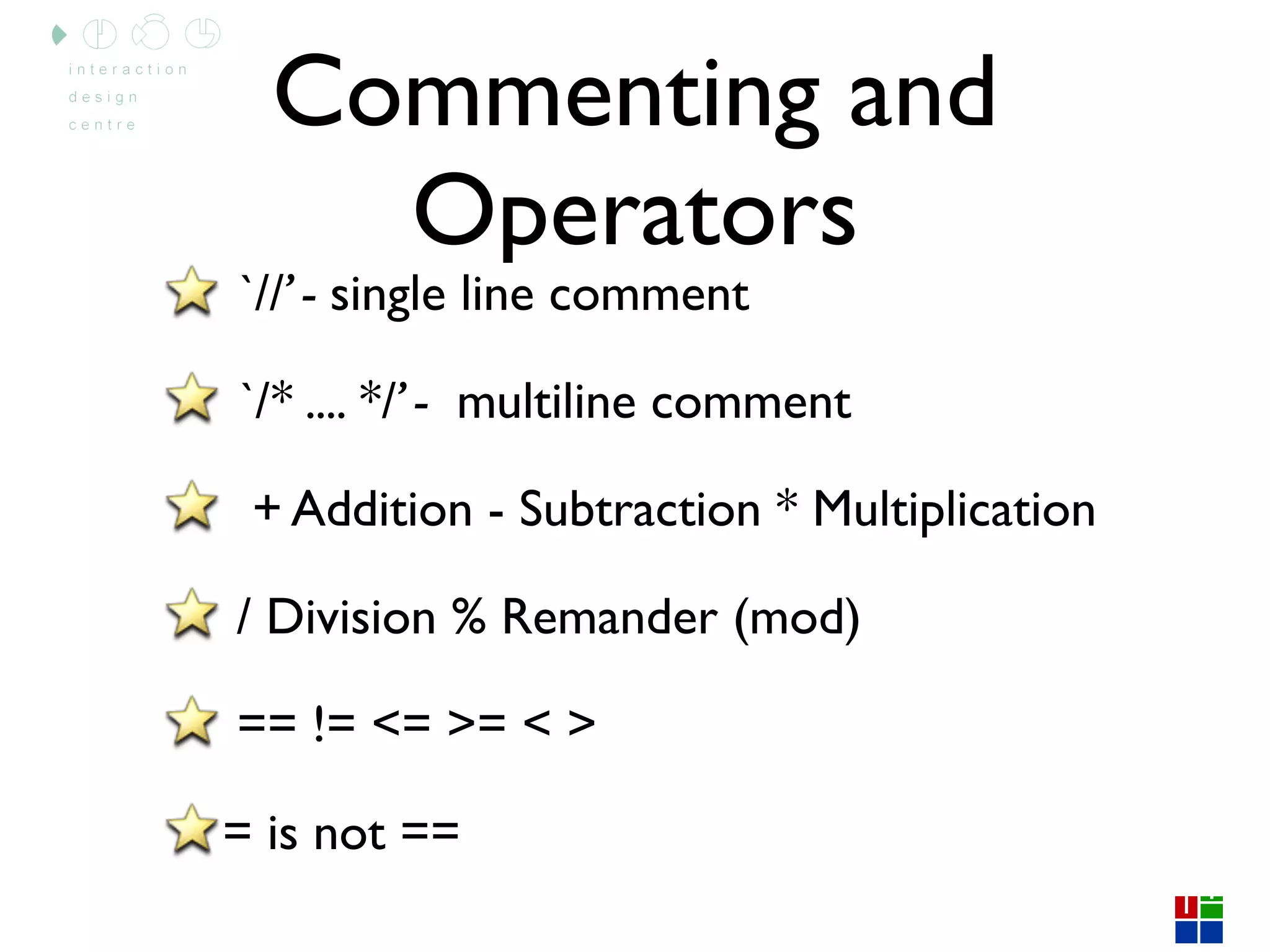 Arduino Lecture 4 - Interactive Media CS4062 Semester 2 2009