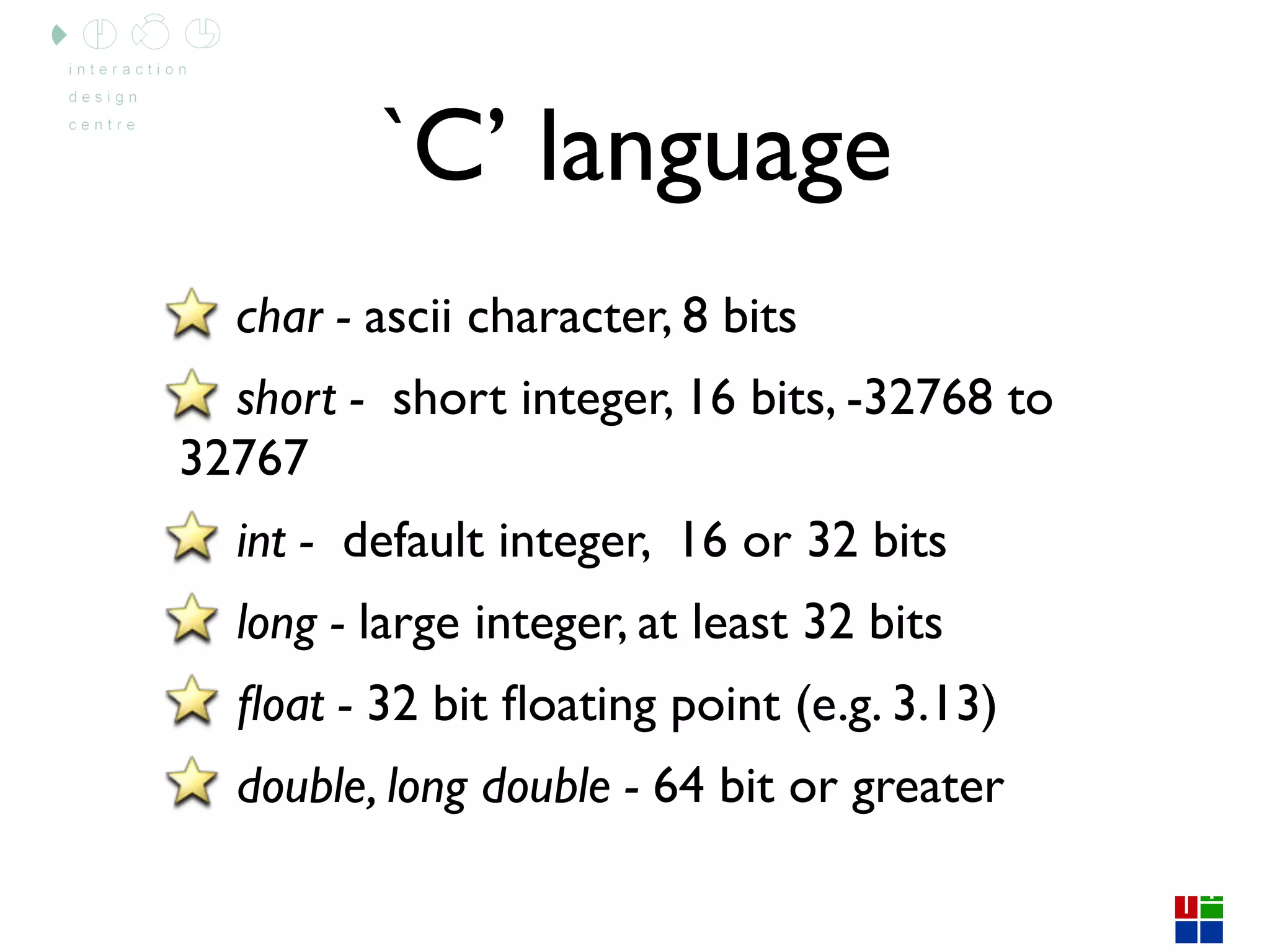 Arduino Lecture 4 - Interactive Media CS4062 Semester 2 2009