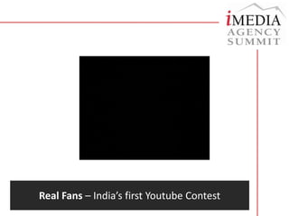 	Our objective was to leverage brand Airtel’s association with Champions League T20 and use the cricket card to engage and interact with the Target Audience in their natural online habitats during the Airtel Champions League T20, 2010.Airtel – Real Fans