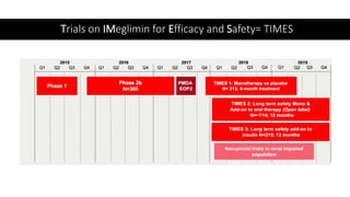 Trials on IMeglimin for Efficacy and Safety= TIMES
 