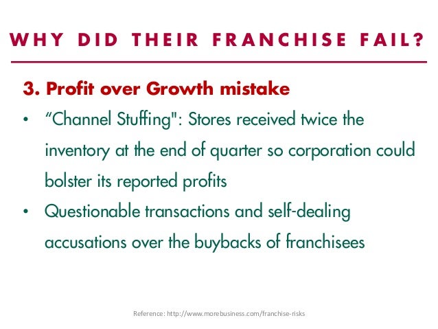 Franchising Study Of A Success And A Failure