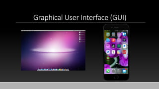Graphical User Interface (GUI)
 