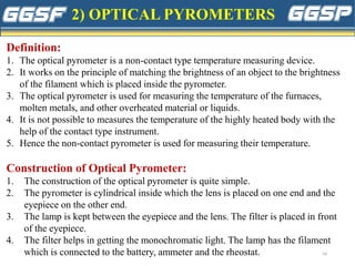 Ime unit 5 temperature measurement | PPTX