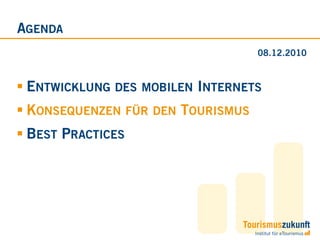 Imex 2011: Vortrag von Daniel Amersdorffer - Das Mobile Internet im Tourismus - Strukturelle und praktische Aspekte