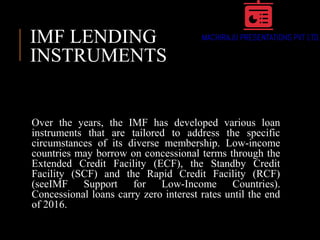 Imf Instrument International Monetary Fund (IMF) | PPT