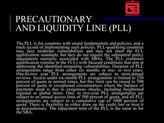 Pll Risk International Monetary Fund (IMF) | PPT