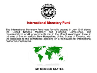 role of imf in india