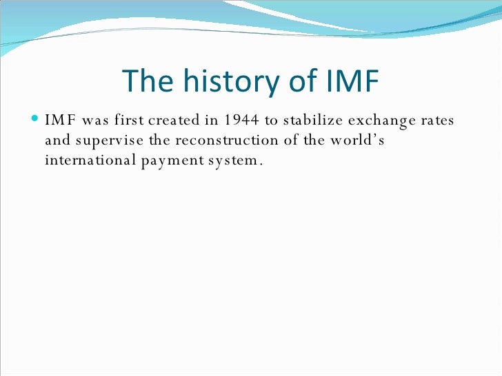 Imf(International) Fund)