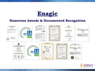 Enagic
Numerous Awards & Documented Recognition
 