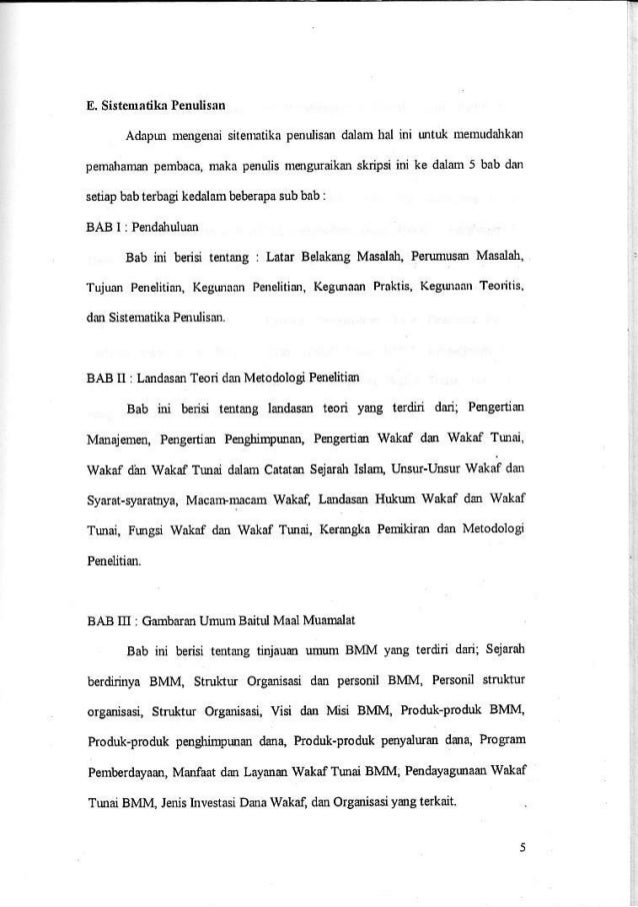 2 Skripsi Analisis Pengelolaan Wakaf Tunai Di Indonesia Hal 5 19
