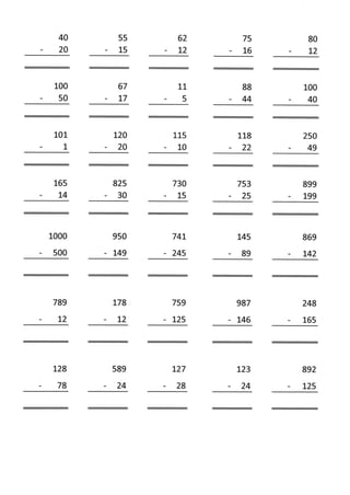 KSSR tahun 2 matematik 二年级