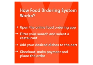 How food ordering system works?