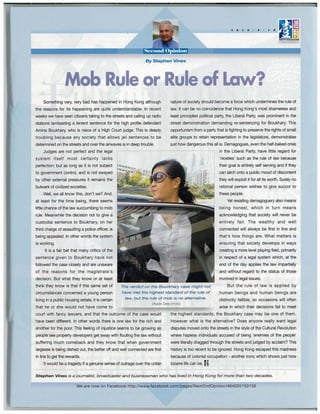 Mob Rule or Rule of 