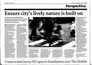 Opinion on rebuilding of Christchurch