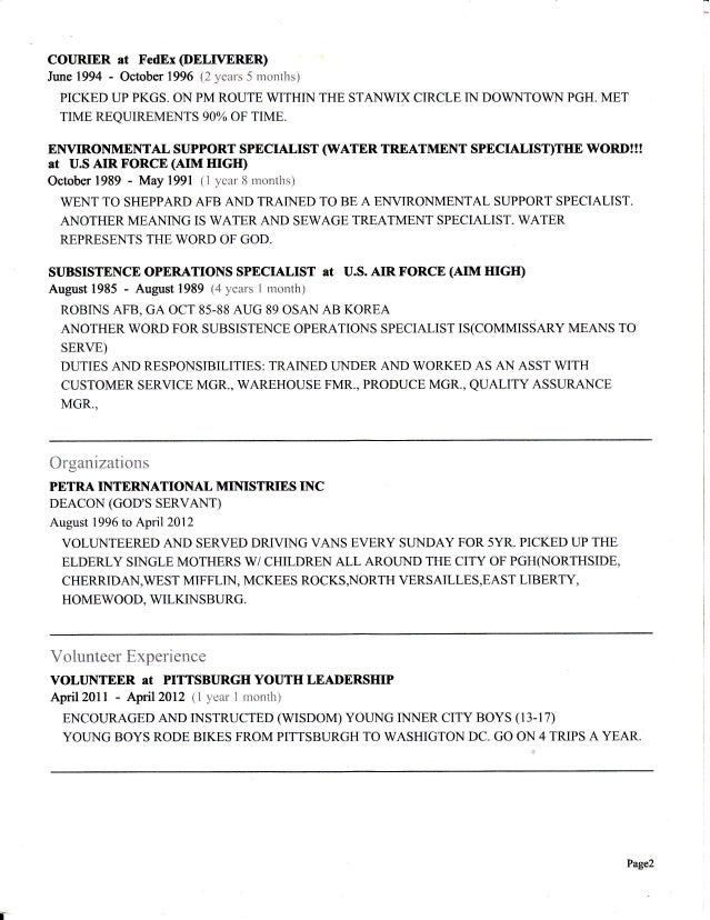 another word for resumes