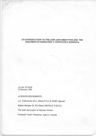 My Time In Romania - Alan Ev