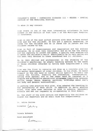 My Time In Romania - Alan Ev