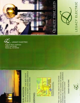 Legacy Electric Brochure