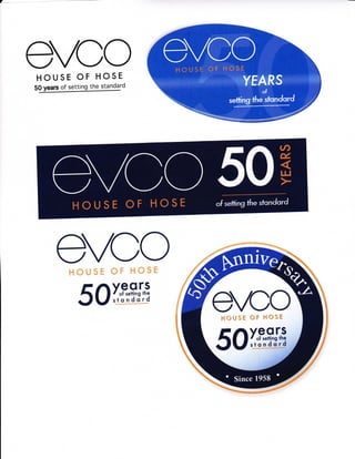 Evco 50th Anniversary Logo