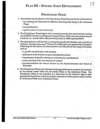 Revitalizing the Taechers Evaluation