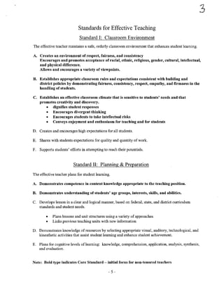 Revitalizing the Taechers Evaluation