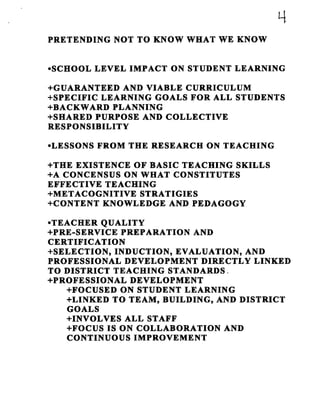 Revitalizing the Taechers Evaluation